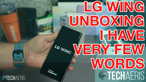 LG Wing Unboxing and at a loss for words :-O