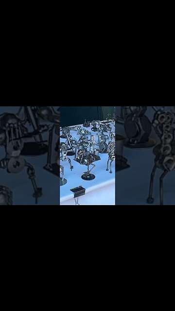 Scrap Metal Items Made Into Art