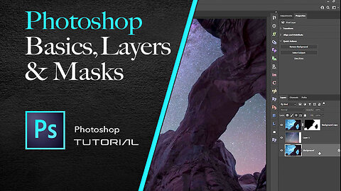 Photoshop Basics - Layers and Layer Masks