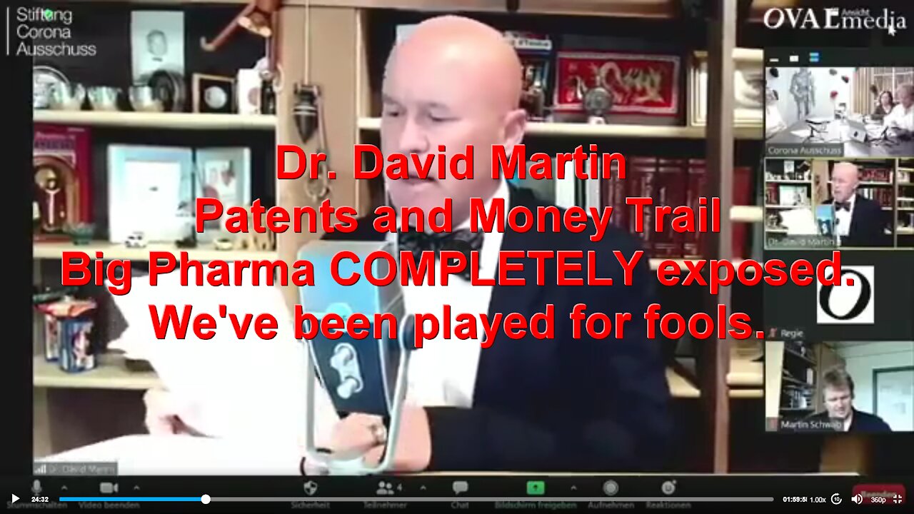 Reiner Fuellmich interview with Dr David Martin leaves no room for doubt