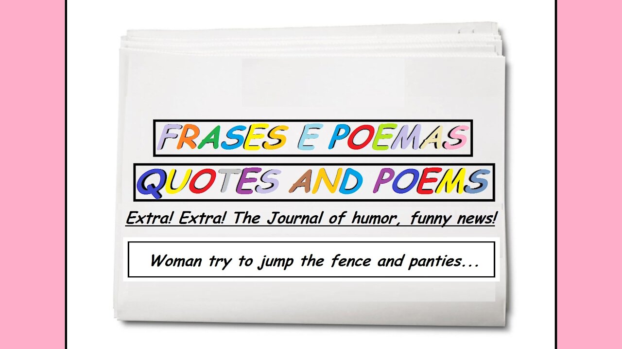 Funny news: Woman try to jump the fence and panties... [Quotes and Poems]