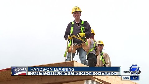 Unique math class involves home construction at GMHS