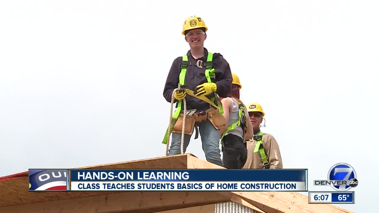 Unique math class involves home construction at GMHS