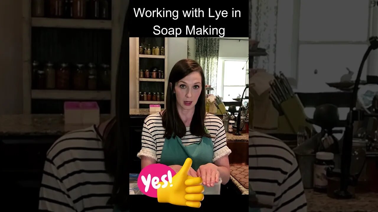 Working With Lye ~ Quick Safety in Soap Making #soapsafety #makingsoap PART 1