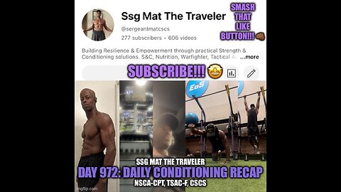 Saturday, Day 972: Stepmill Conditioning Recap