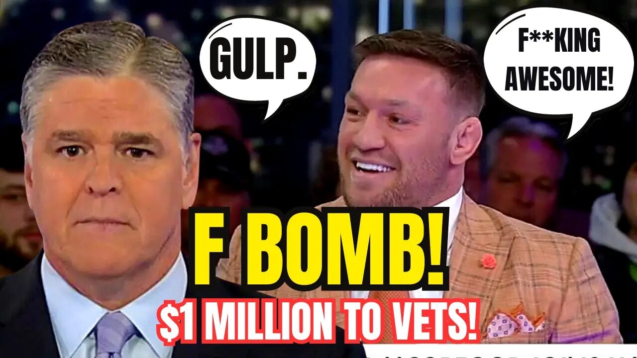 UFC Star Conor McGregor Gives $1 MILLION To TUNNEL TO TOWERS! Drops F BOMB on Fox News on Hannity!