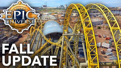 LATEST PROGRESS at Orlando's NEWEST THEME PARK! - Epic Universe Fall 2023 Update