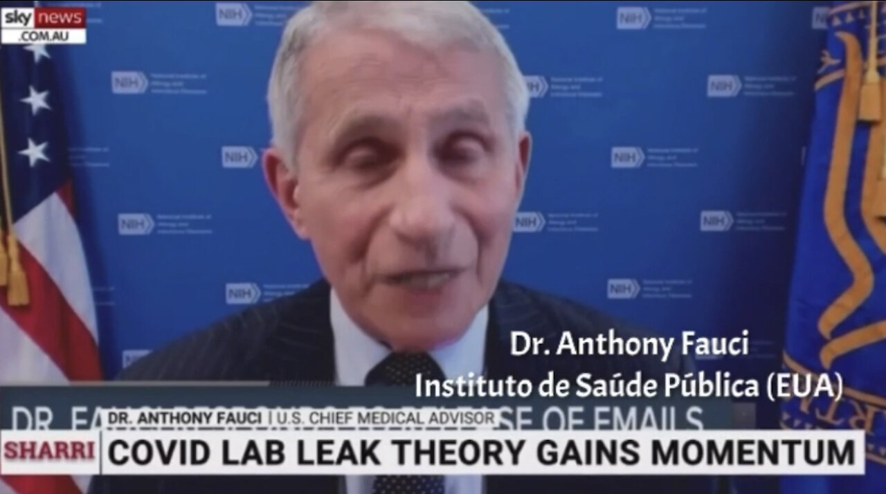 Dr. Anthony Fauci admite que financiou pesquisas do laboratório de Wuhan