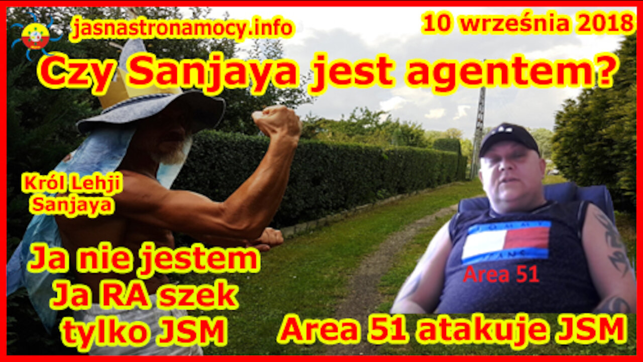 Czy Sanjaya jest agentem? Ja nie jestem Ja RA szek tylko Jasna Strona Mocy‼ Area 51 atakuje JSM‼