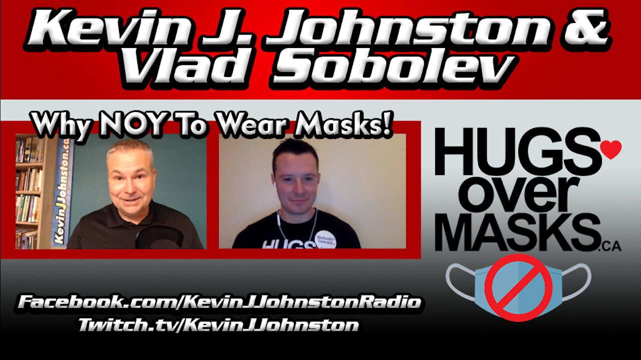 MASKS OVER HUGS with Kevin J. Johnston and Founder Vladislav Sobolev