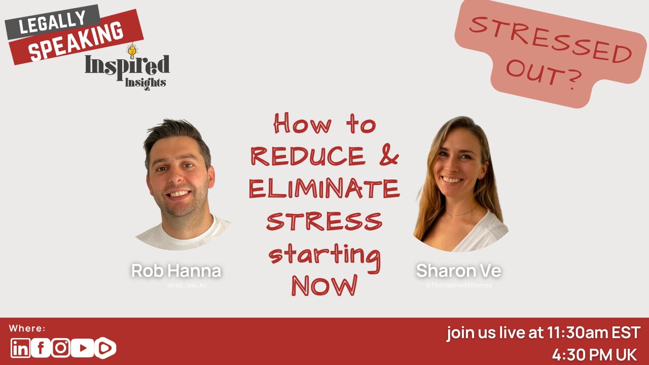 How to REDUCE & ELIMINATE STRESS starting NOW