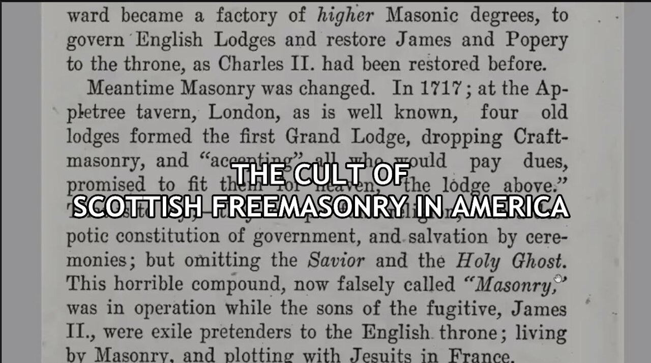 JESUITS SENT MORIN TO INVENT THE CULT OF SCOTTISH FREEMASONRY IN AMERICA TO OVERTHROW AMERICA!