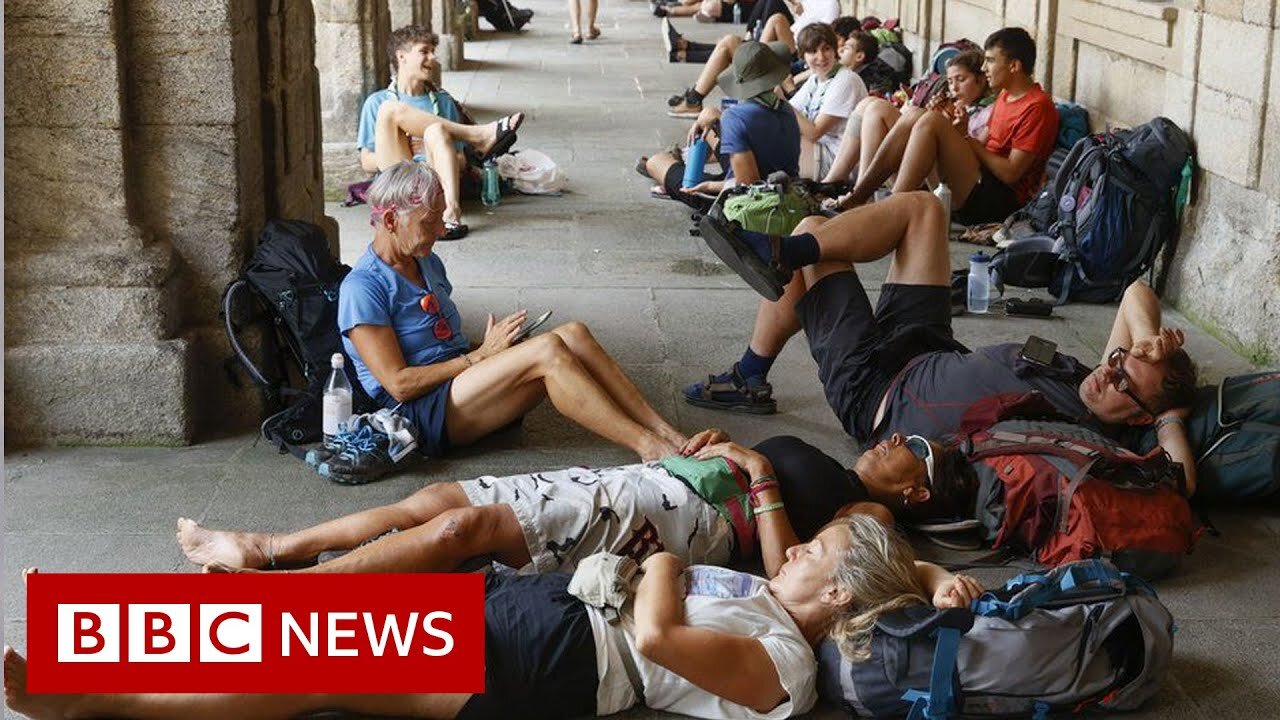 First ever red extreme heat warning issued in UK as Europe hit by heatwave - BBC News