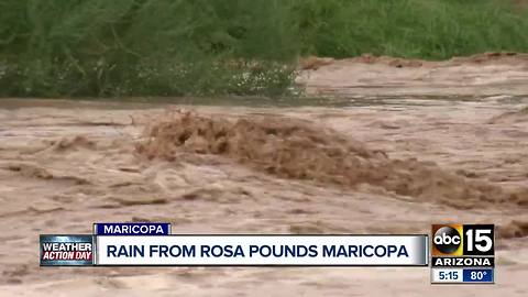 Maricopa hit hard by Rosa's rainfall