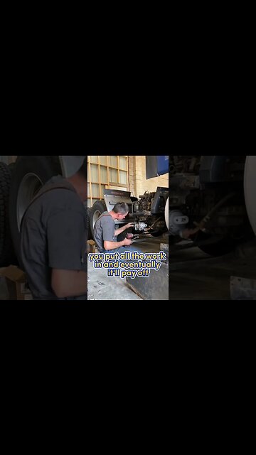 Installing a compressor for Thermo King Tripac APU. #shorts