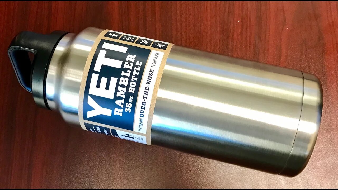 36 oz. YETI Rambler stainless steel Tumbler Bottle