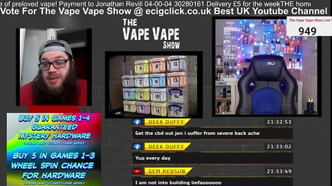 THE Saturday Night Vapeaway with Vape or No Vape