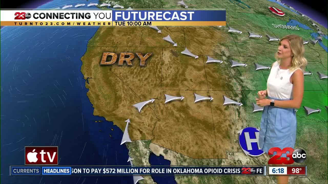 Kern County will be hot and hazy on Tuesday