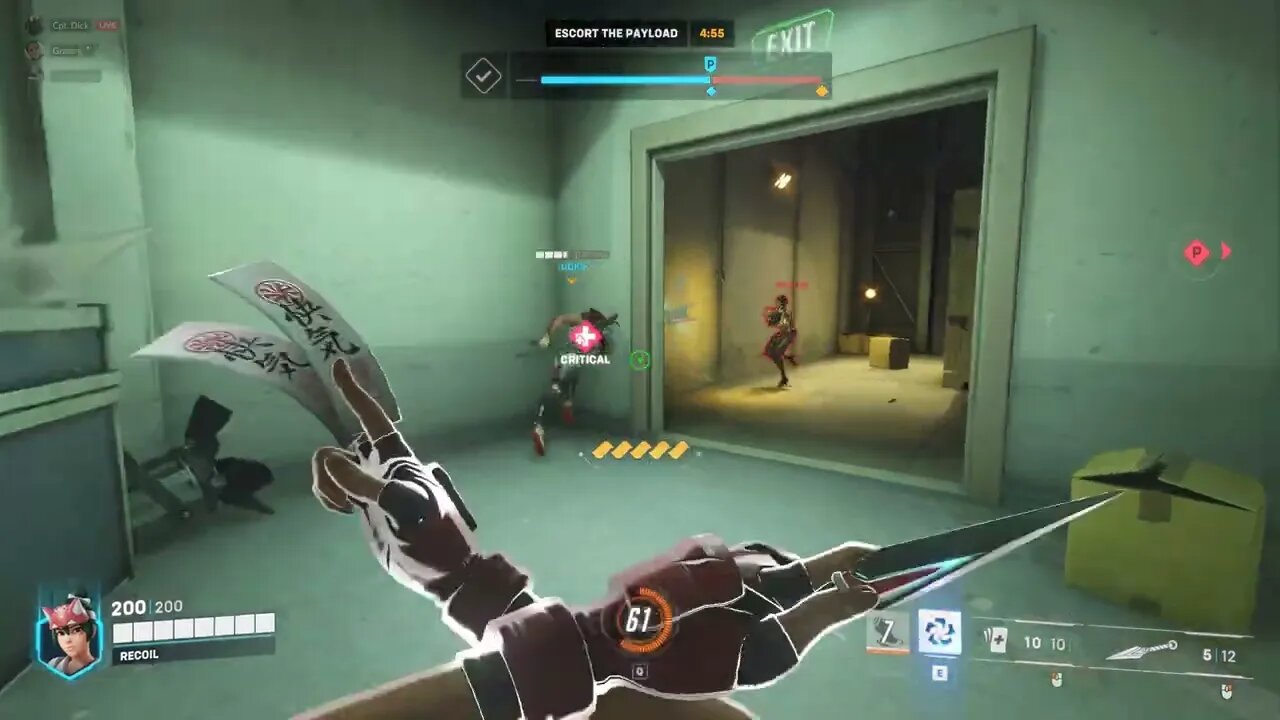 Kiriko can teleport through WALLS! TP to teammates (max 1 wall) Overwatch 2