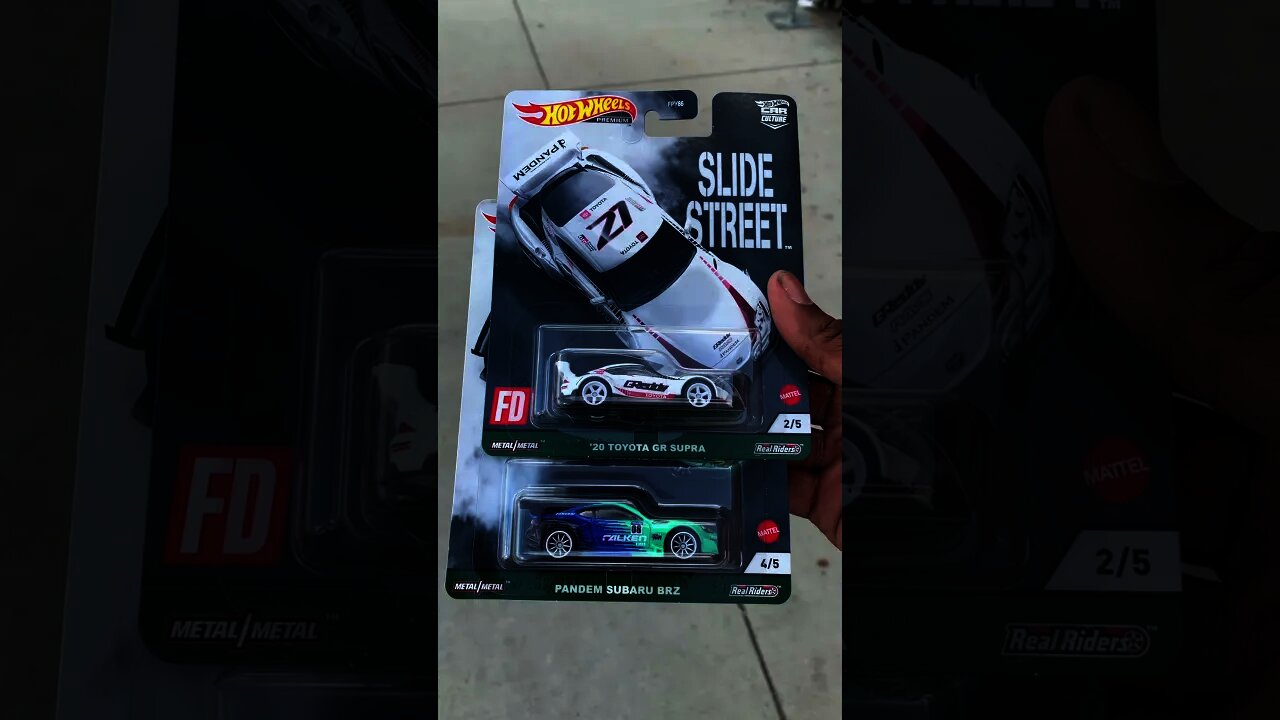 Found the Slide Street Toyota Supra & Pandem Subaru BRZ today #shorts | Hot Wheels