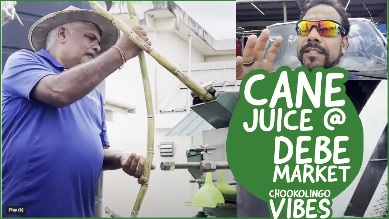 A Short Debe Market Tour & FRESH Cane Juice