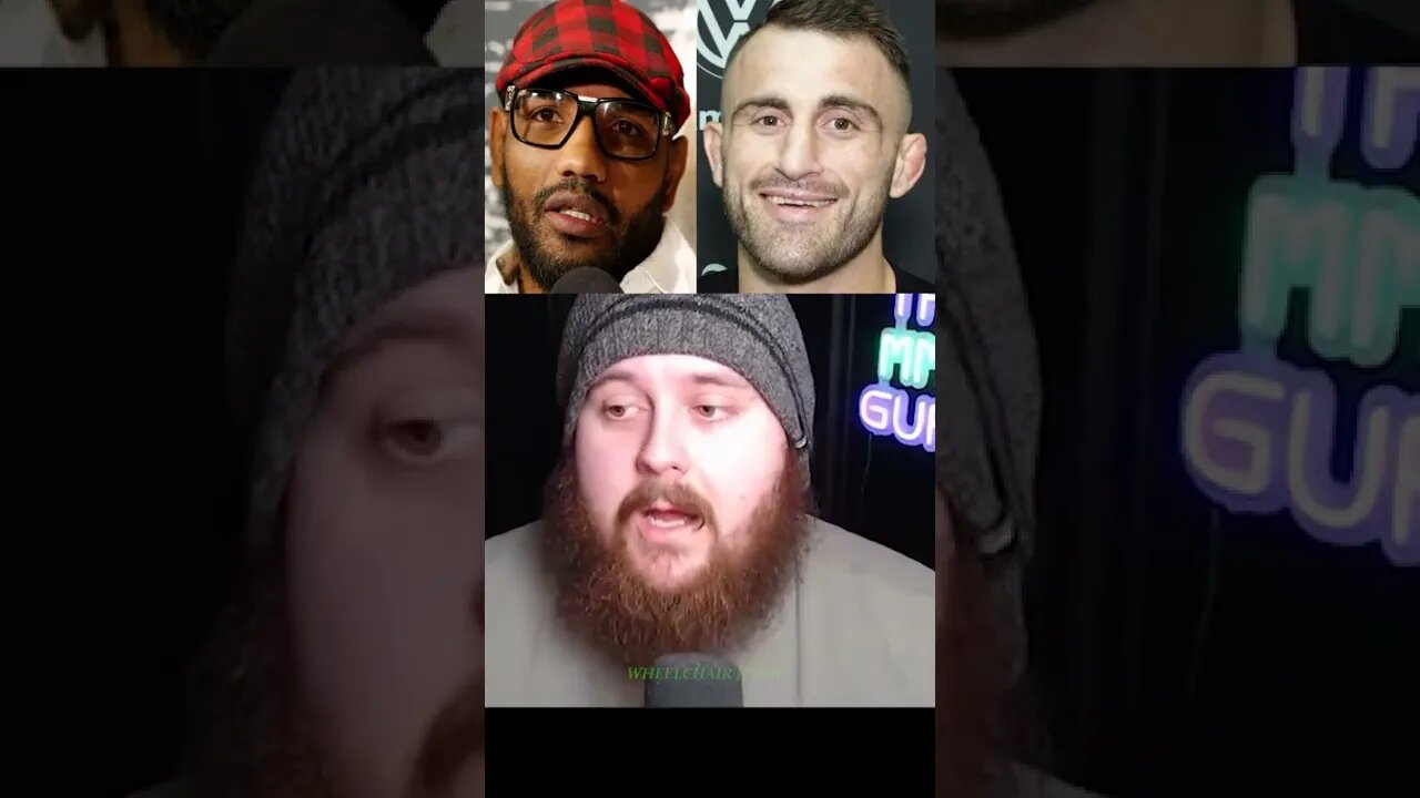 MMA Guru - Yoel Romero saying Merry Christmas but Alexander Volkanovski cuts him off impression