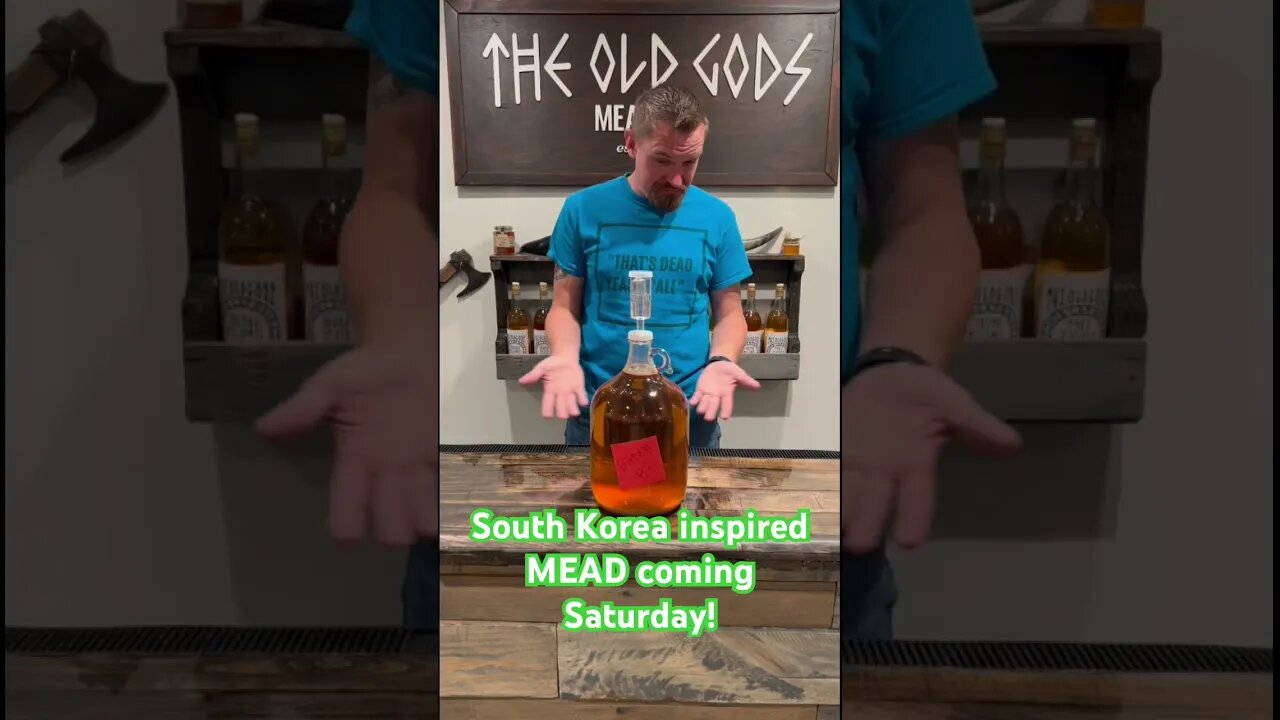 South Korea inspired MEAD coming Saturday! New MEAD every Saturday! #mead #honeywine #southkorea