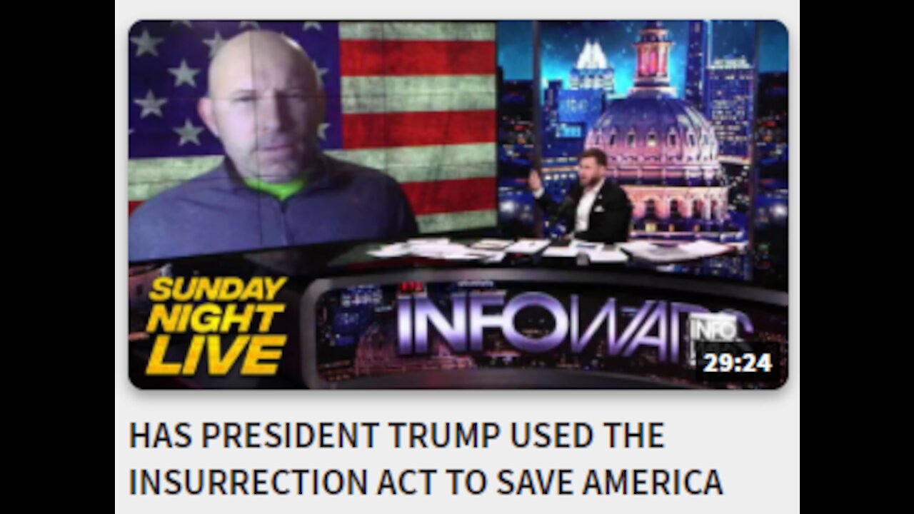 HAS PRESIDENT TRUMP USED THE INSURRECTION ACT TO SAVE AMERICA