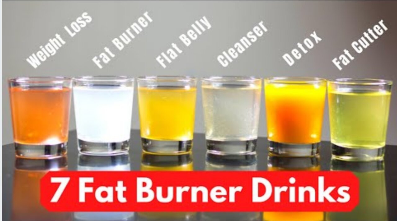 7 Fat Burner Drinks for 7 Days || Lose Weight Fast || Fastest Way to Lose Belly Fat