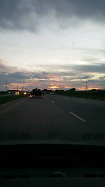 Quick drive at sundown