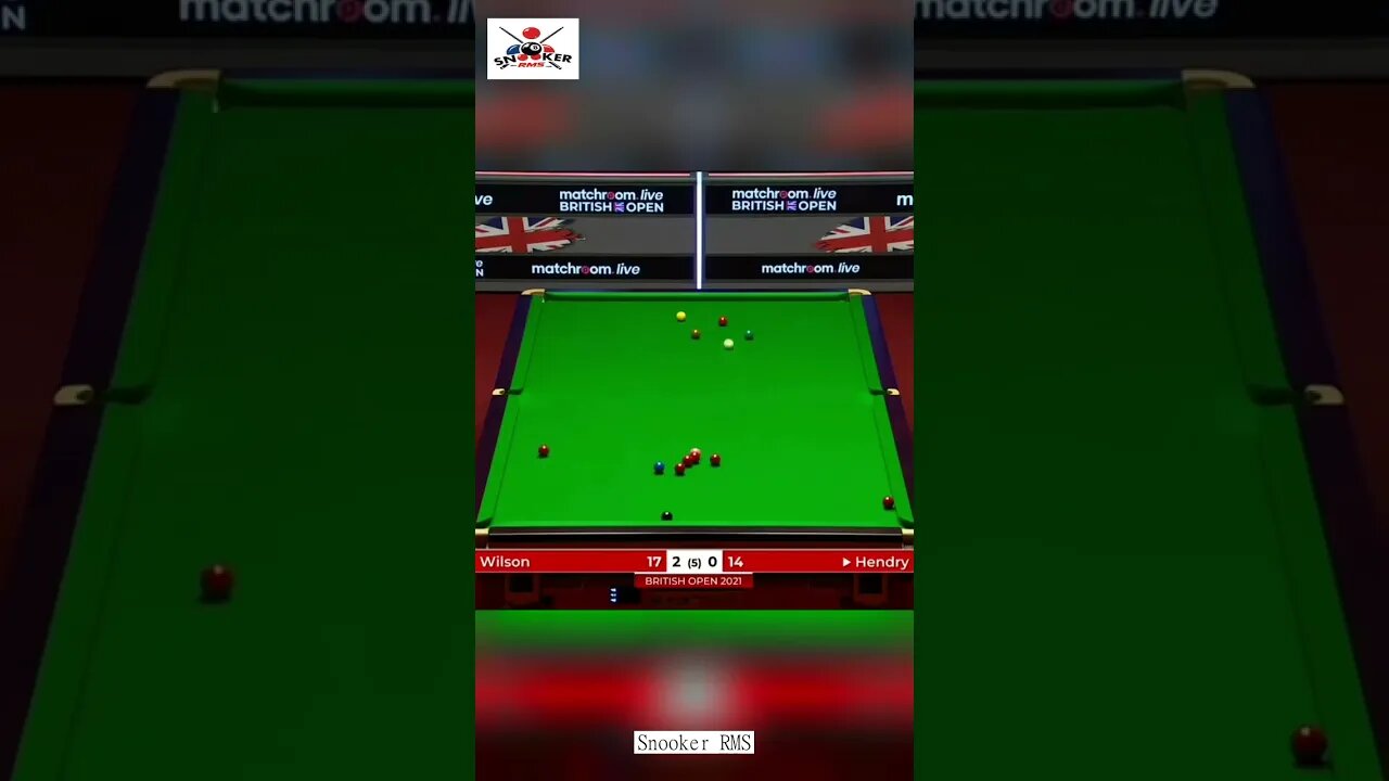 Wilson VS Hendry | #snooker #snooker2023 #fyp #champion #wilson #hendry #snookerrms #matches #shorts