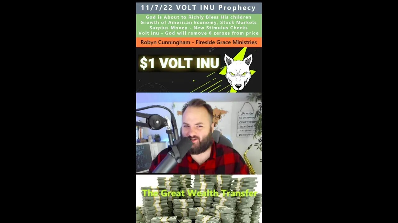 $1 VOLT INU Crypto, Wealth Transfer prophecy - Robyn Cunningham 11/7/22