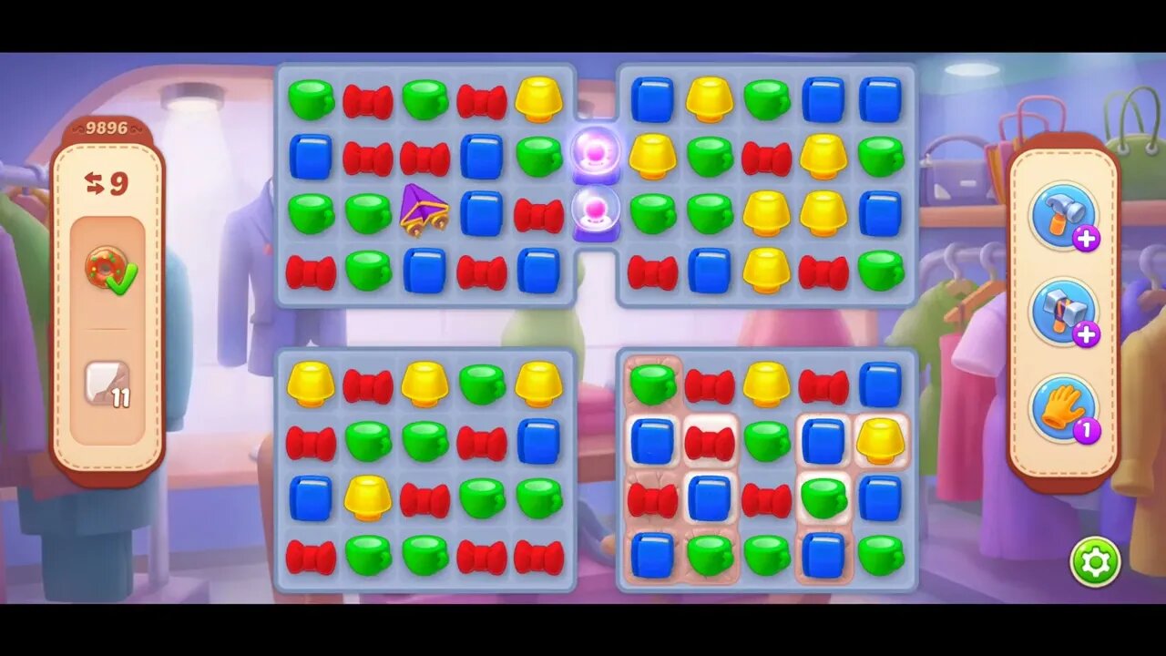 Playrix Homescapes Gameplay Walkthrough Level 9896