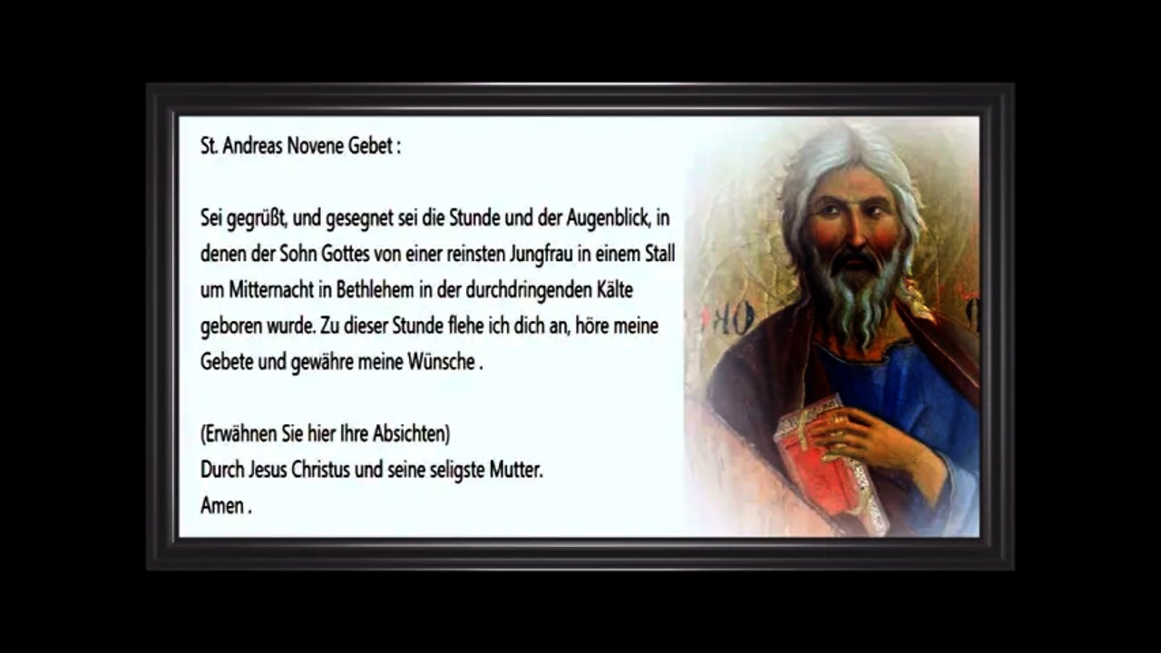 18/24 St. Andreas Novene Gebet