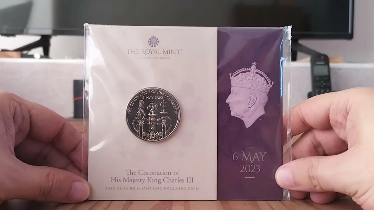 The Coronation of His Majesty King Charles III 2023 UK £5 Brilliant Uncirculated Coin