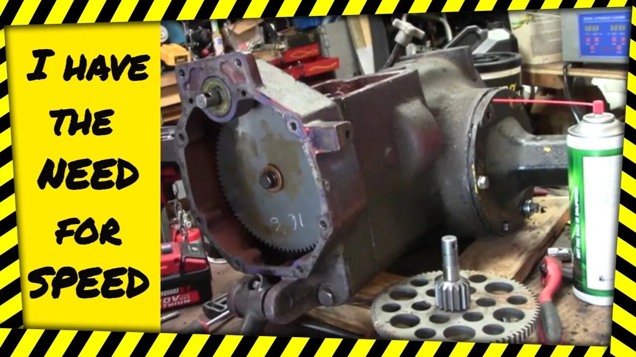 How to replace the Pinion and bull gear in a Cub cadet gear drive transmission.#gardentractorpulling