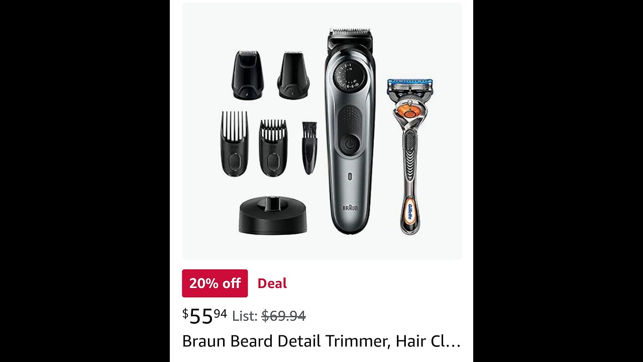 Braun Beard Detail Trimmer,