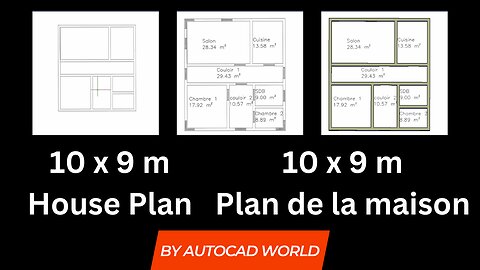 10 x 9 m House Plan