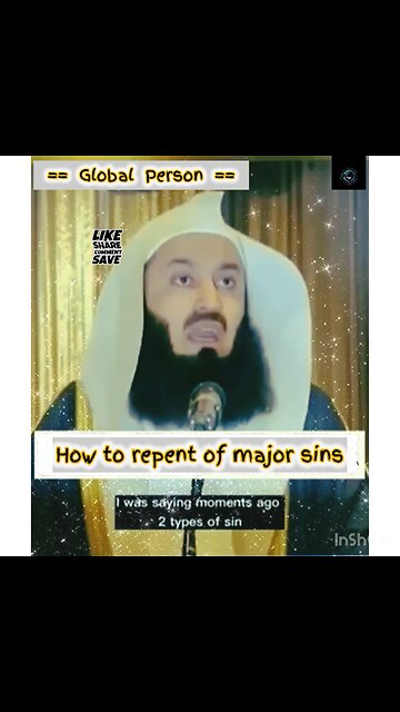How to repent of major sins