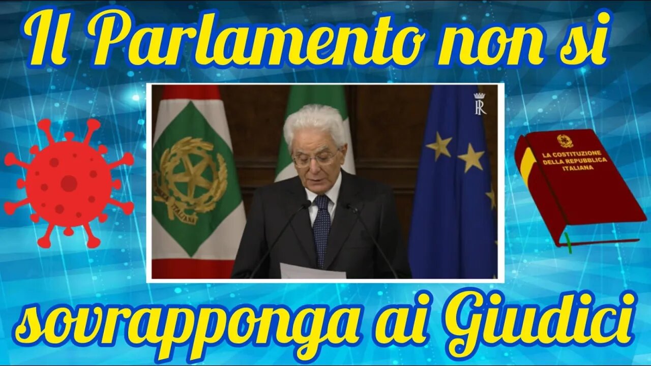 Mattarella boccia la Commissione d'inchiesta Covid!