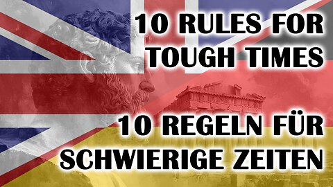 10 stoic rules for tough times - 10 stoische Regeln für schwierige Zeiten