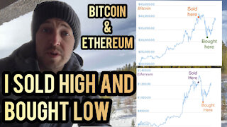 🔵 I SOLD HIGH and BOUGHT LOW! My Bitcoin & Ethereum Swing Trade Experiment Results