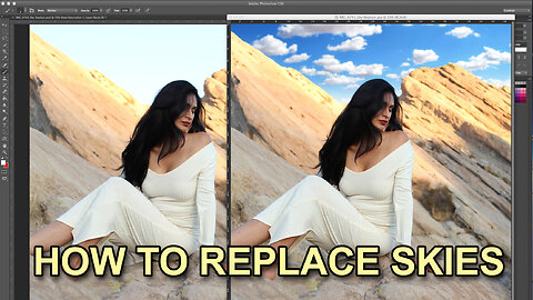 Photoshop Tutorial • How To Replace Skies