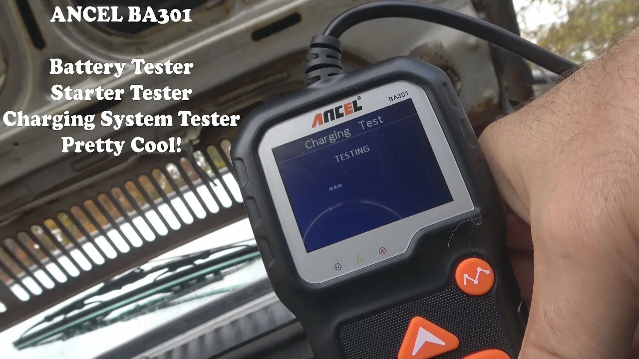 The Ancel BA301 A Color Battery Tester With Some Pro Level Features.