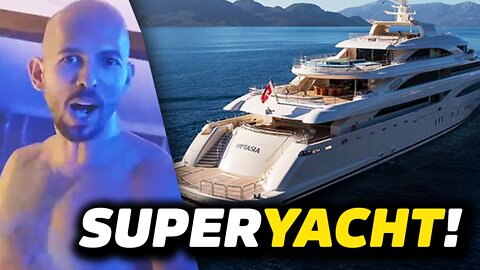 Andrew Tate Enjoys His Life on SUPERYACHT ($200 MILLION)