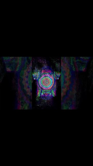 Transitional Hexagon Mandala Tie Dye Art! #youtubeshorts #tiedye #shorts #mandalaart #riahstiedye