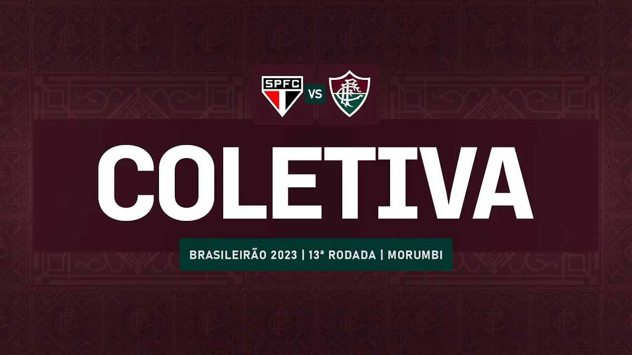 FLUTV - COLETIVA - SÃO PAULO 1 X 0 FLUMINENSE - CAMPEONATO BRASILEIRO 2023