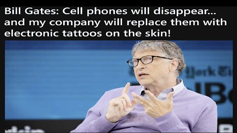 Bill Gates New Technology Will Replace Cell Phones With Electronic Tattoos