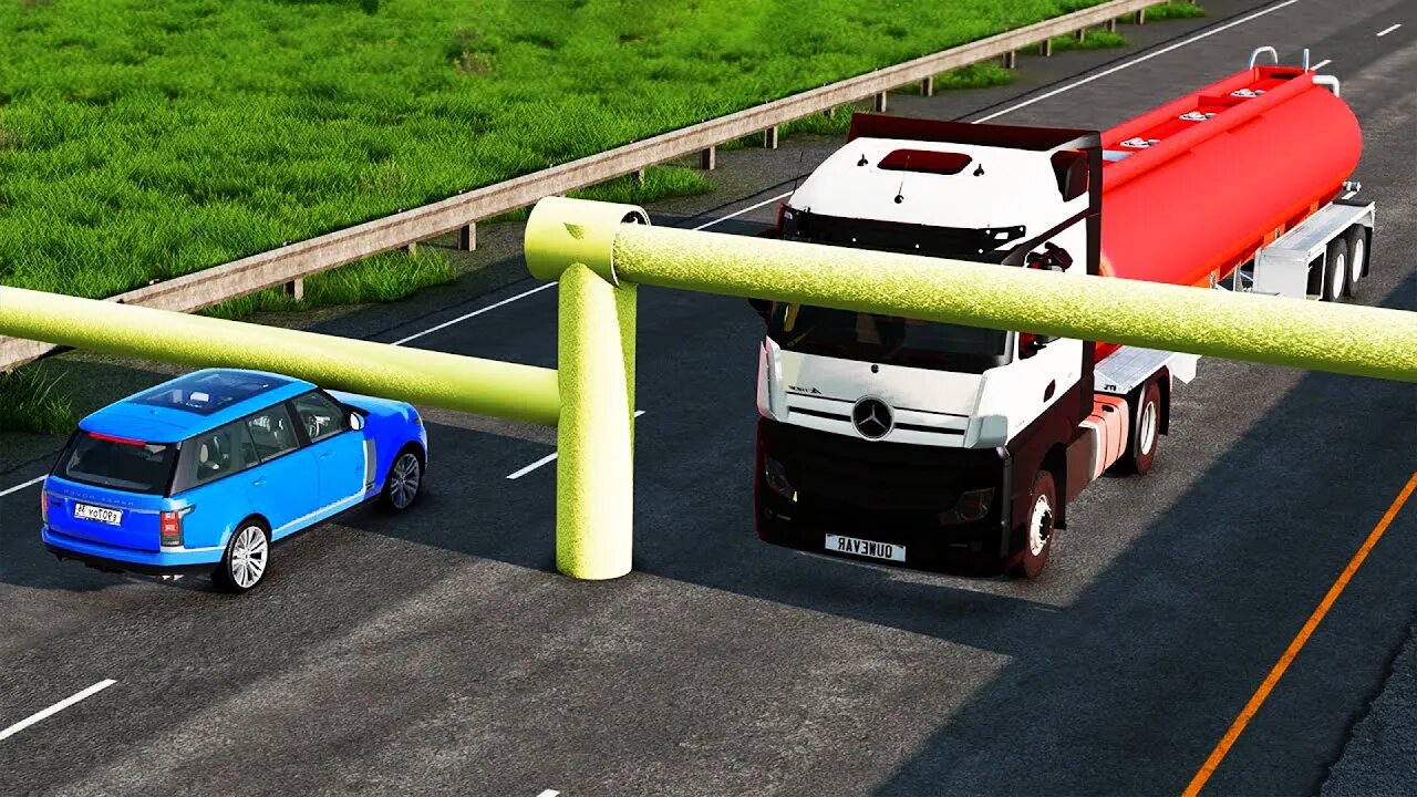 Cars vs Low Pipes TRAP ▶️ BeamNG Drive