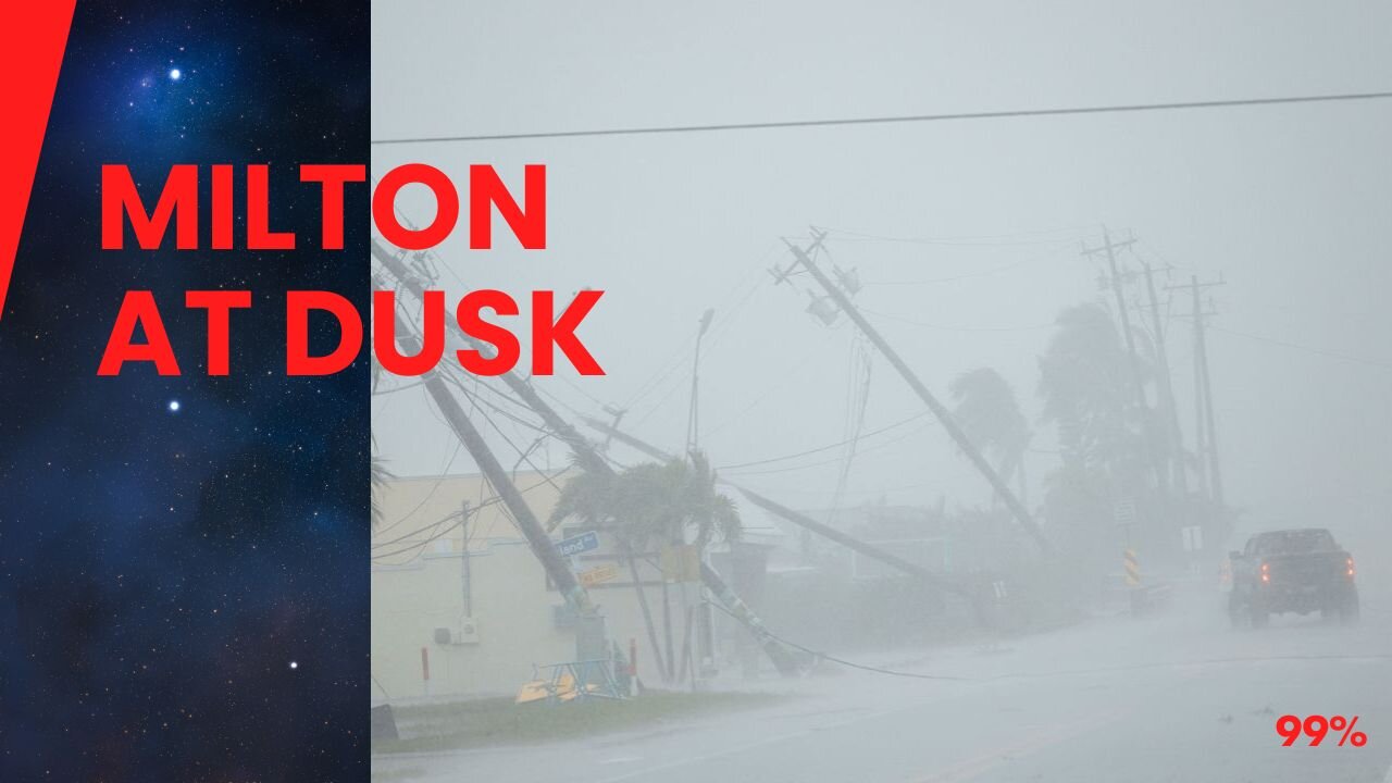 Milton's Wrath: Night Falls as Tampa & Key West Brace for Impact
